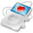 ipod video white apple Icon